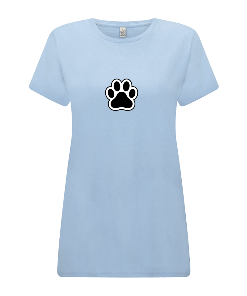 Big Bobble Hats Ltd T-Shirts Extra Small / Light Blue Women's Paw T-Shirt