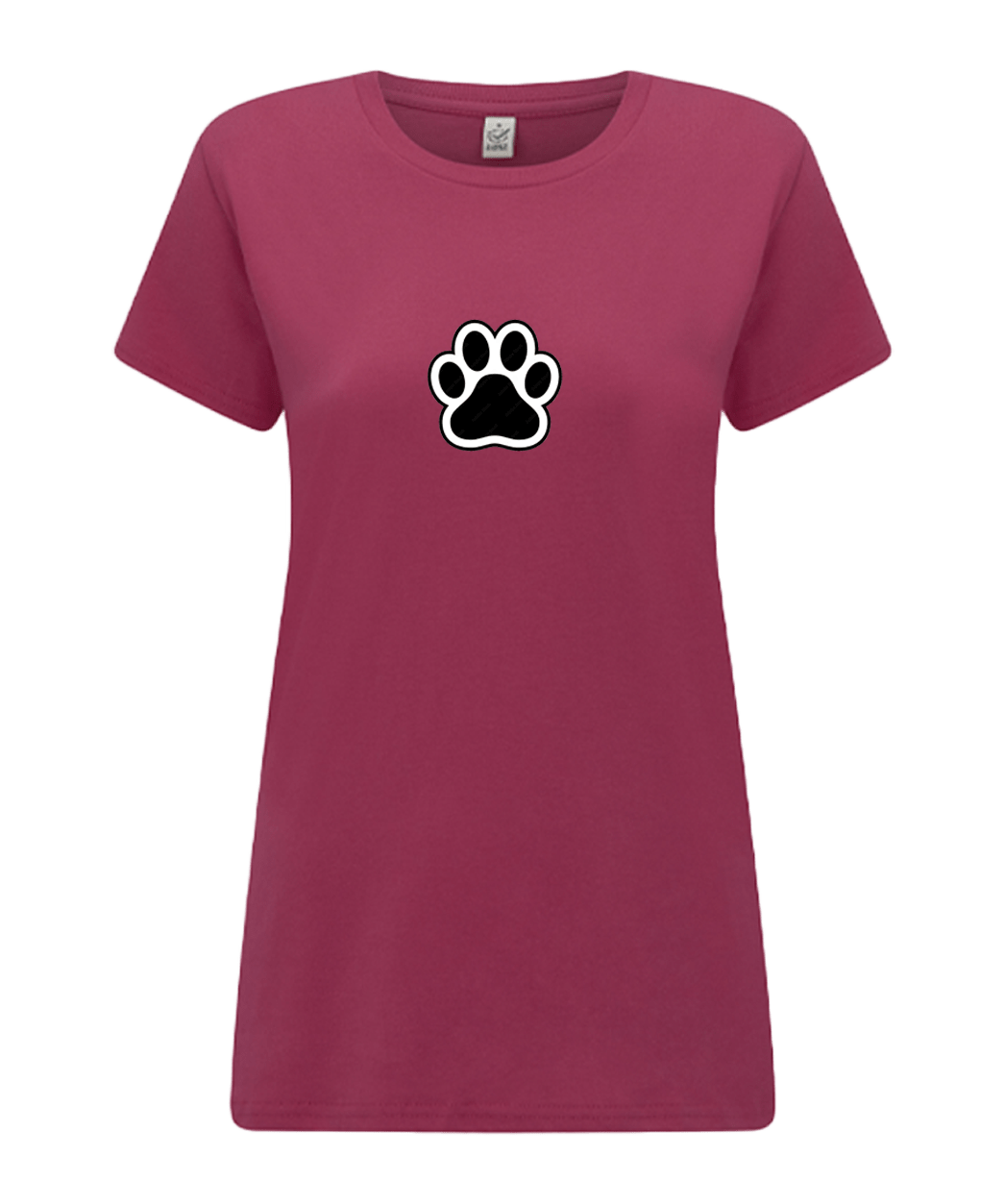 Big Bobble Hats Ltd T-Shirts Extra Small / Pink Women's Paw T-Shirt