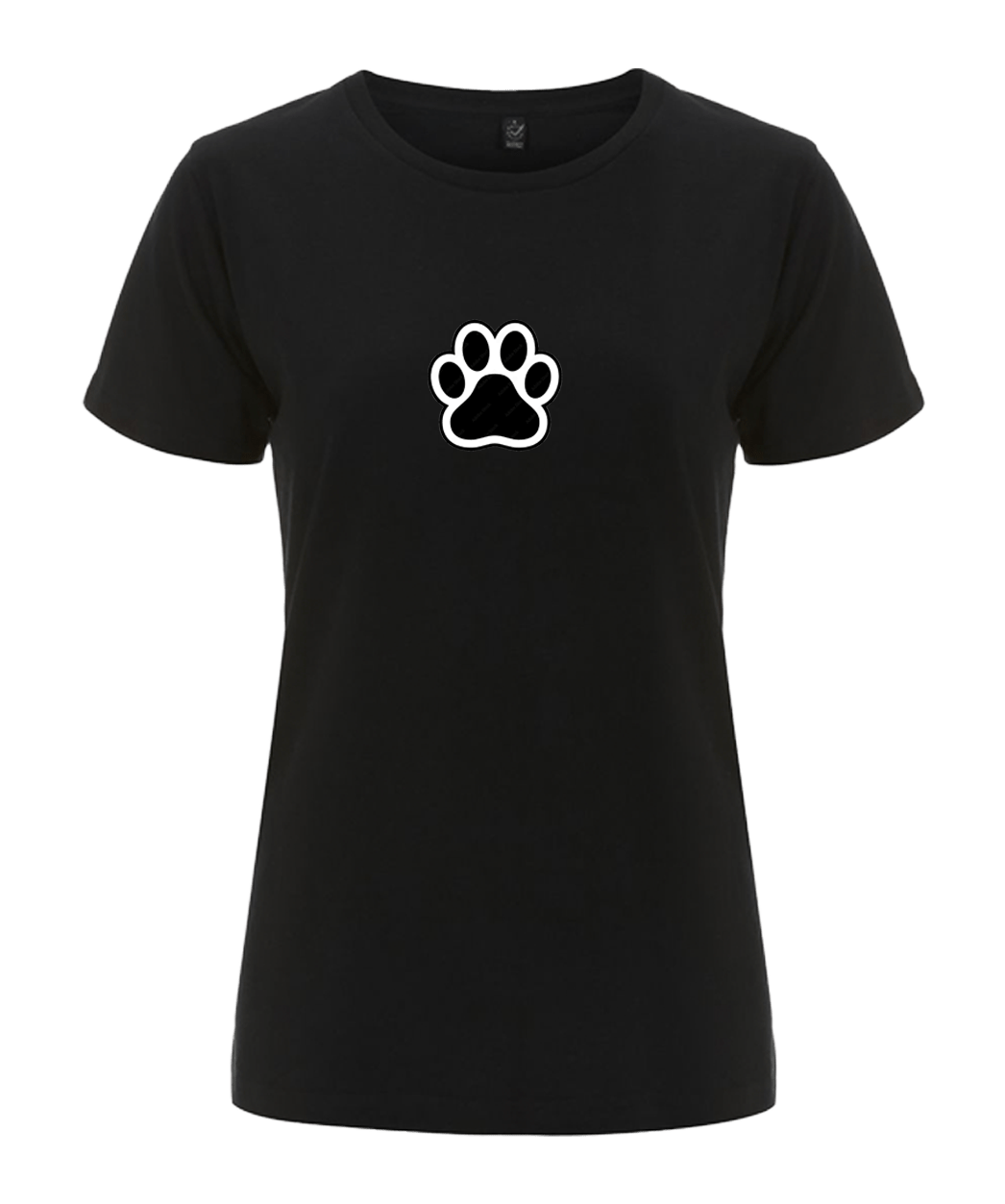 Big Bobble Hats Ltd T-Shirts Extra Small / Black Women's Paw T-Shirt