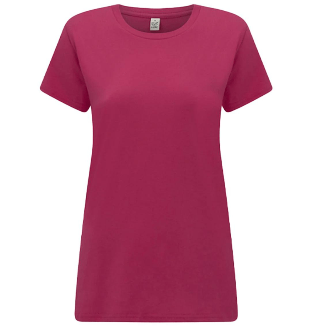 Big Bobble Hats Ltd T-Shirts Extra Small / Pink Women's Plain T-Shirt