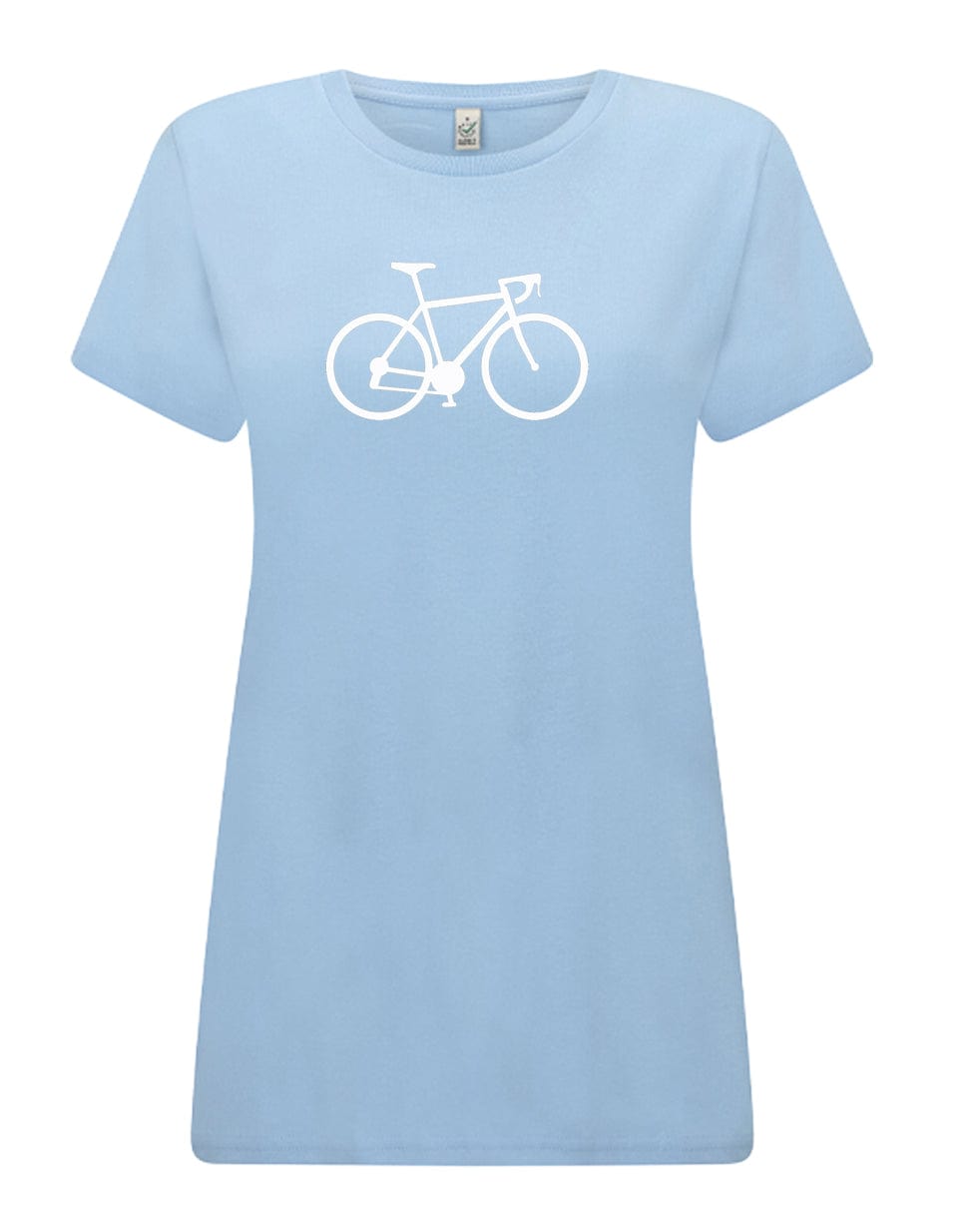 Big Bobble Hats Ltd T-Shirts Extra Small / Light Blue Women's Road Bike T-Shirt