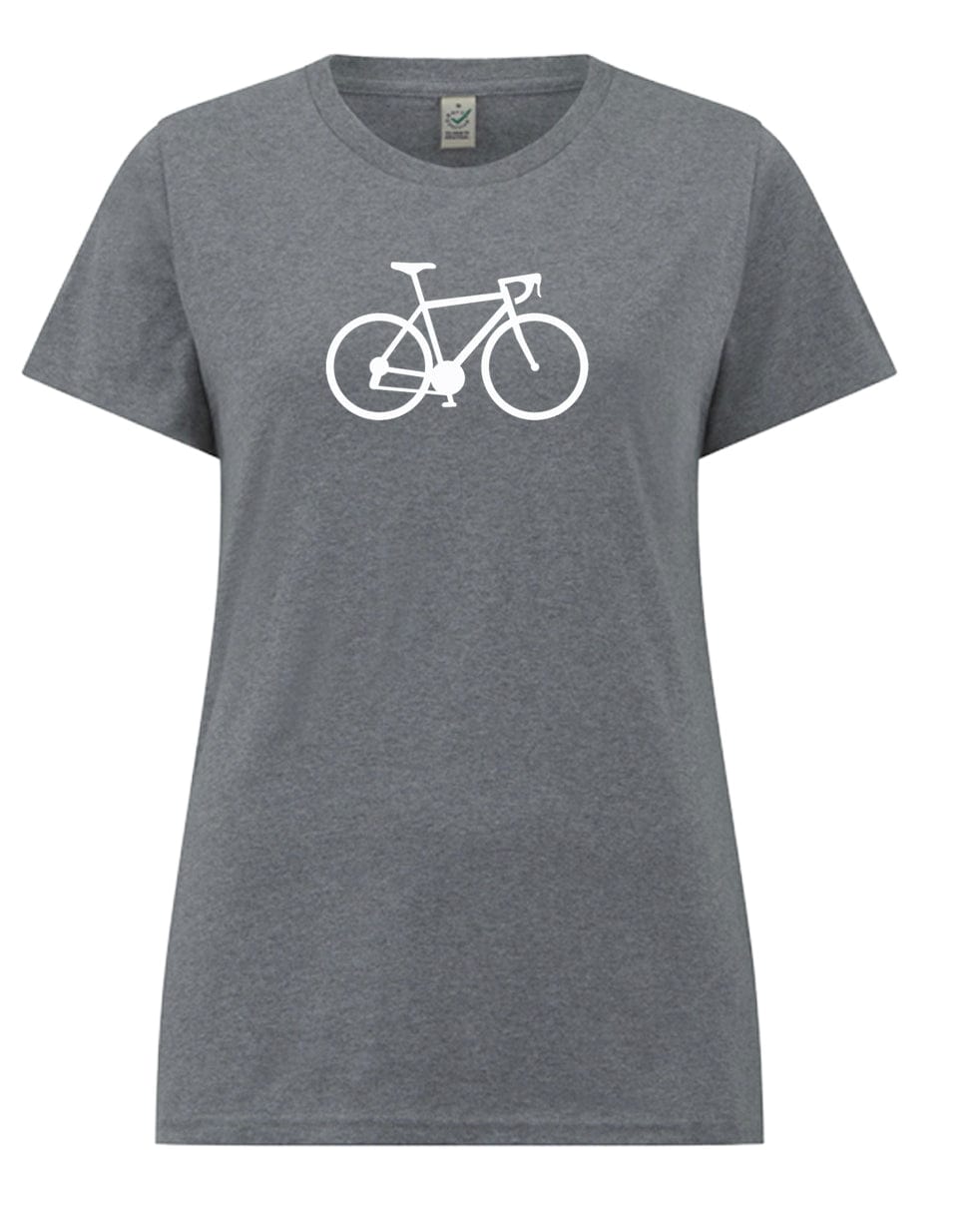 Big Bobble Hats Ltd T-Shirts Extra Small / Light Grey Women's Road Bike T-Shirt