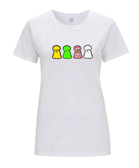 Big Bobble Hats Ltd T-Shirts Extra Small / White Women's Tour de France T-Shirt