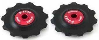 C-Bear Jockey Wheels C-Bear Delrin Thermoplastic Hybrid (semi-ceramic) Campag 11spd