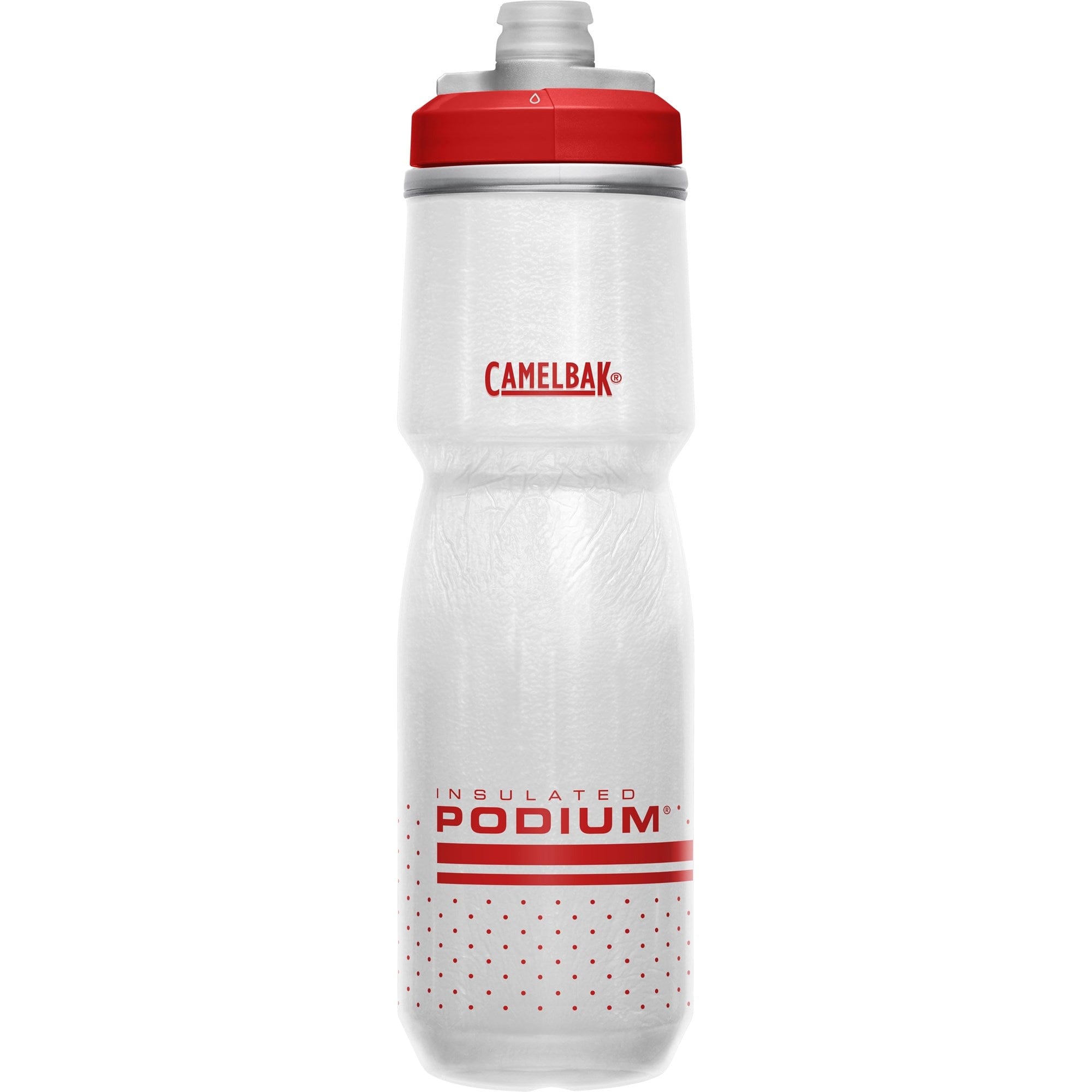 Camelbak Drinks Bottle Fiery Red/White CAMELBAK PODIUM CHILL INSULATED BOTTLE 710ML