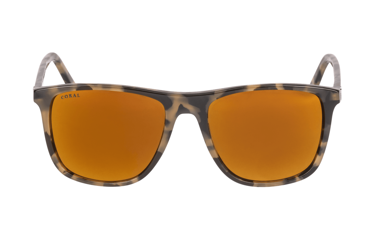 Coral Eyewear Sunglasses Tortoiseshell / Gold Nuttall - Polarised Mirror