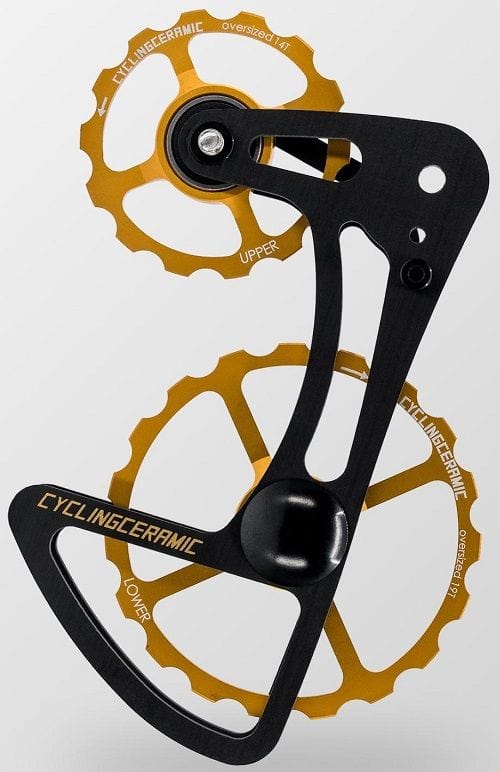 Cyclingceramic Oversized Derailleur Cages CYCLINGCERAMIC Sram RIVAL 1 - FORCE 1 - (Max 42T) - ODC Gravel - 14-19T