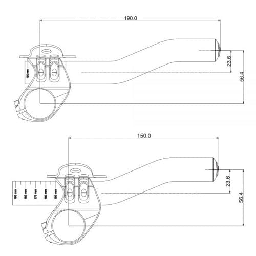 Deda Handlebars Deda Elementi Superzero TT Extension