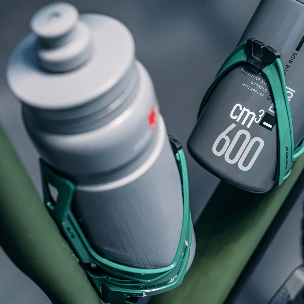 Elite Bottle Cages Gloss Green Cannibal Bio Bottle Cage