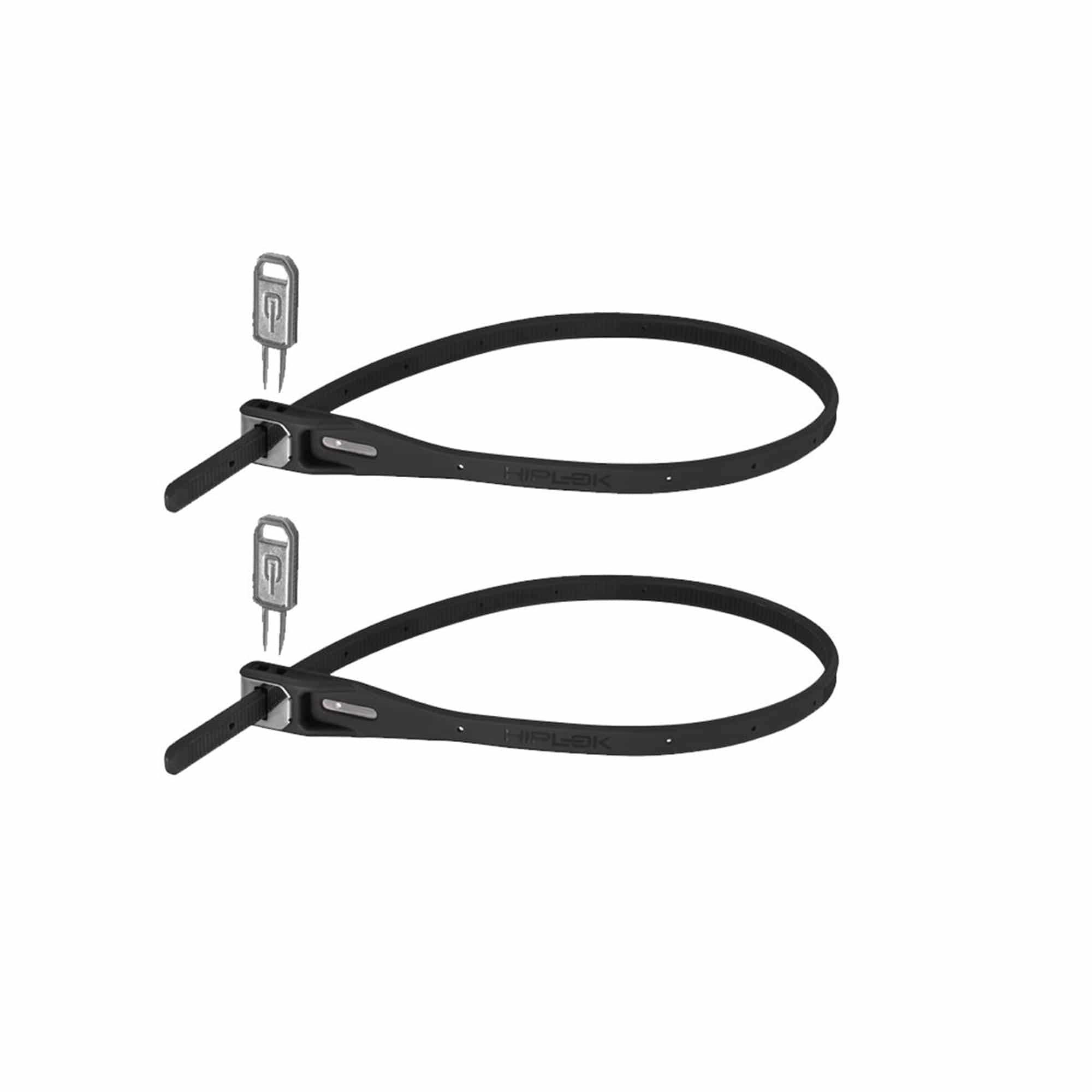 Hiplok Bike Lock BLACK HIPLOK Z-LOK ARMOURED REUSEABLE TIE (TWIN PACK)