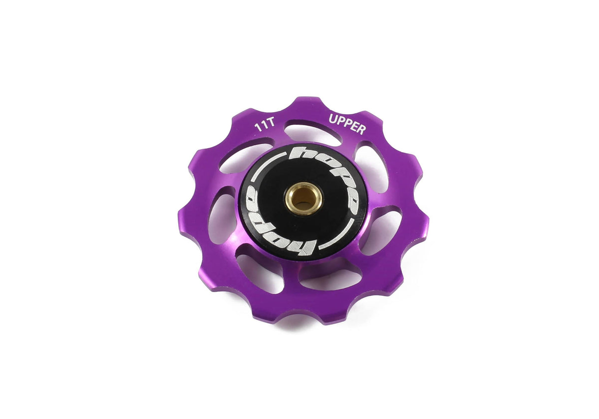 Hope Jockey Wheels Purple / Upper 11T Jockey Wheels - Black