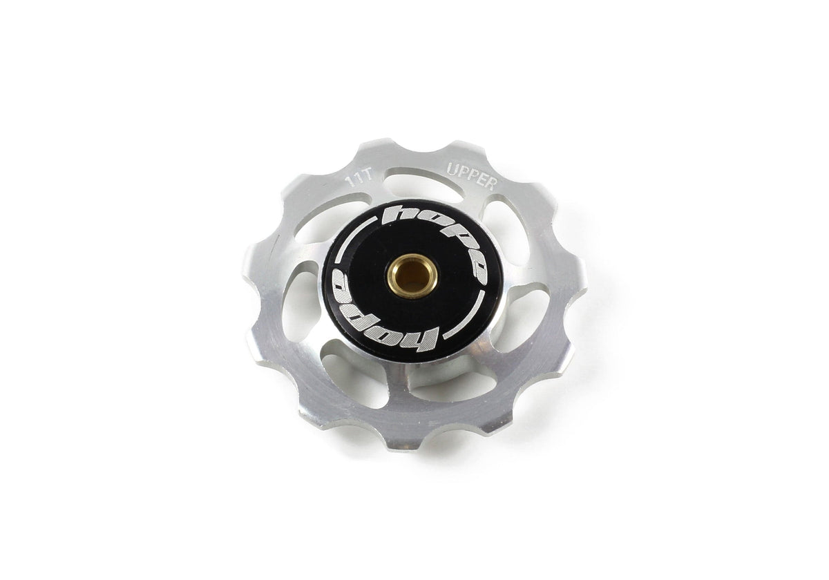 Hope Jockey Wheels Silver / Upper 11T Jockey Wheels - Black