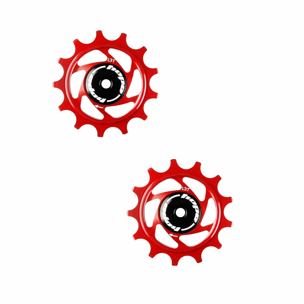 Hope Jockey Wheels Red / Single 13T Jockey Wheel