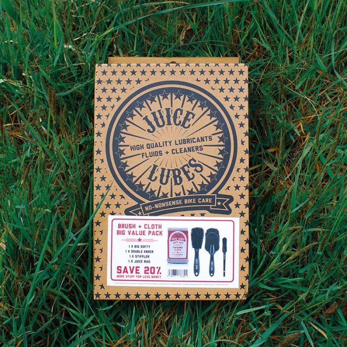 Juice Lubes Cloth 3 x Brush & Cloth Pack