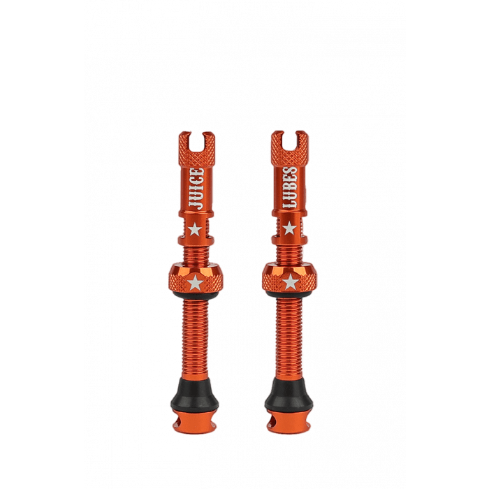 Juice Lubes Valves Orange / 48mm Tubeless Valves