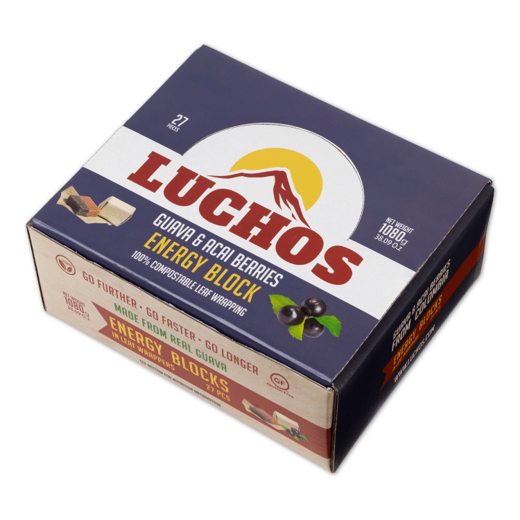 Luchos Energy Bars 27-pack Guava & Açai Berries