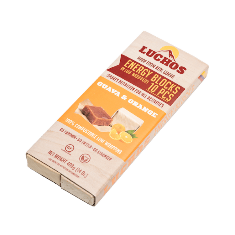 Luchos Energy Bars 10-pack Guava & Orange