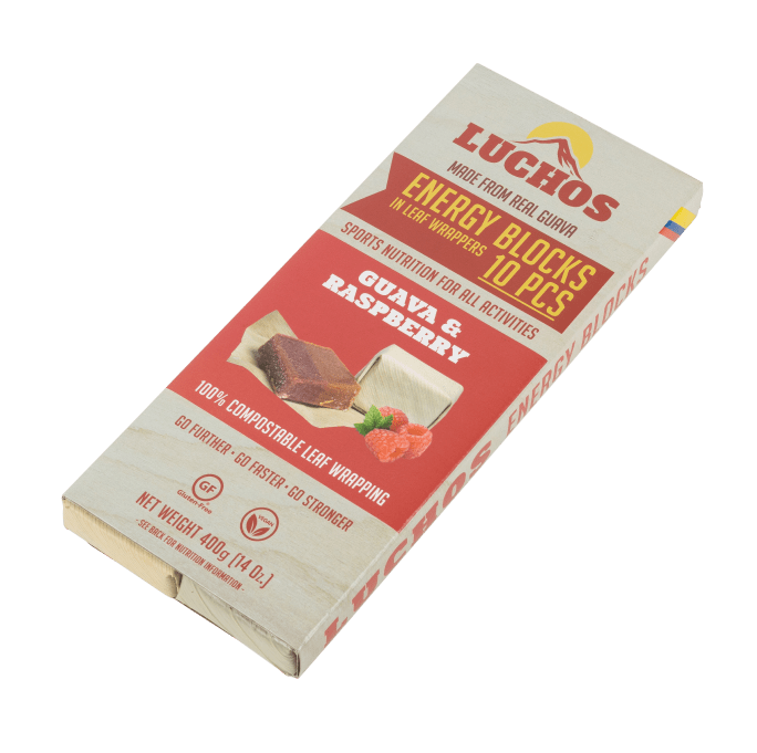 Luchos Energy Bars 10-pack Guava & Raspberry