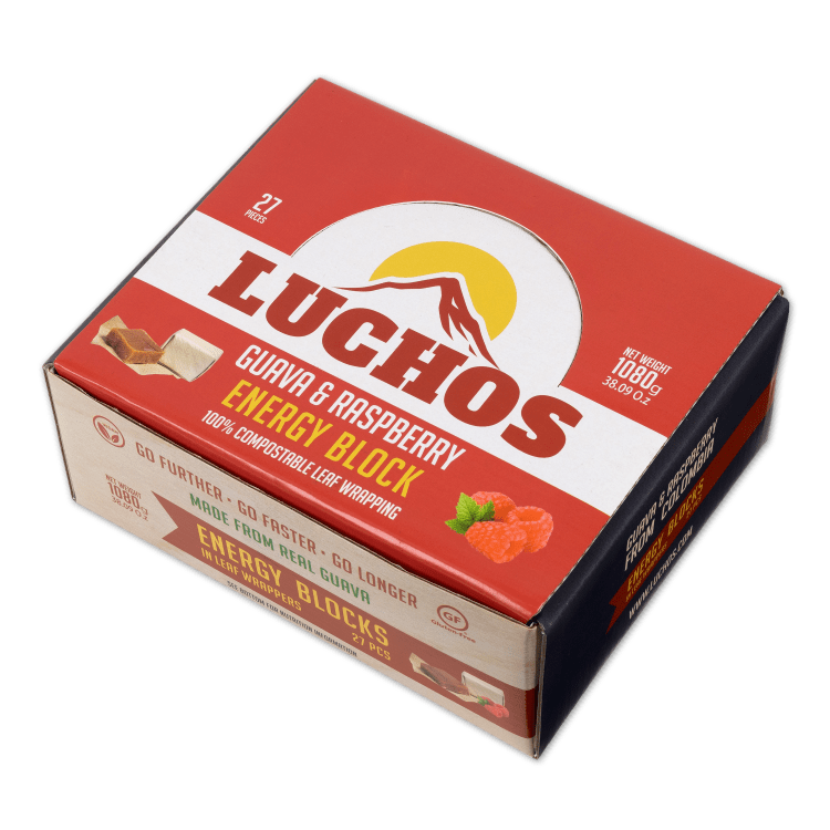 Luchos Energy Bars 27-pack Guava & Raspberry