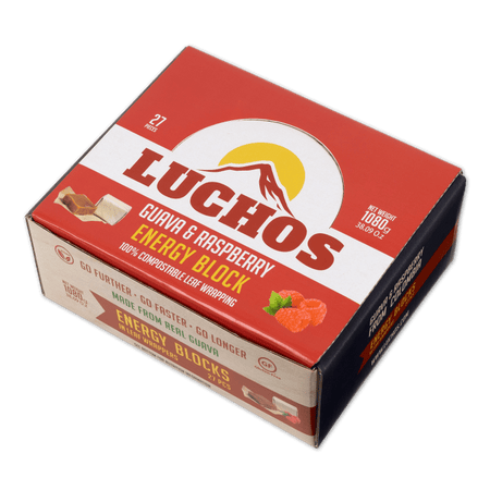 Luchos Energy Bars 27-pack Guava & Raspberry