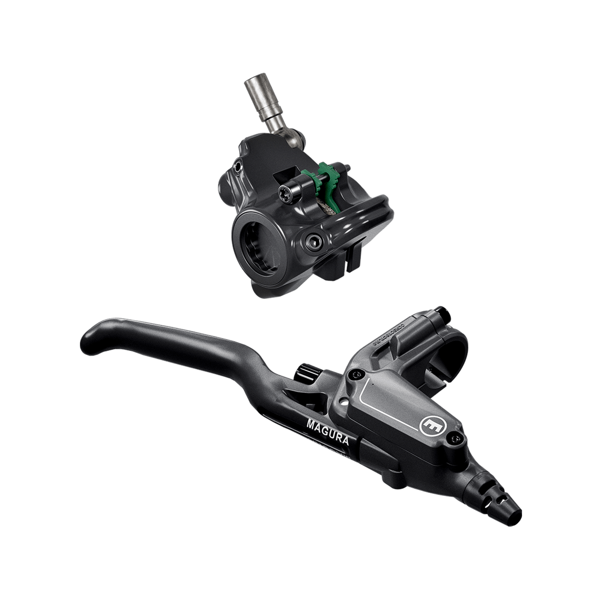 Magura Brake Sets MT C4 right, 3-finger Carbotecture lever blade, Flatmount Caliper