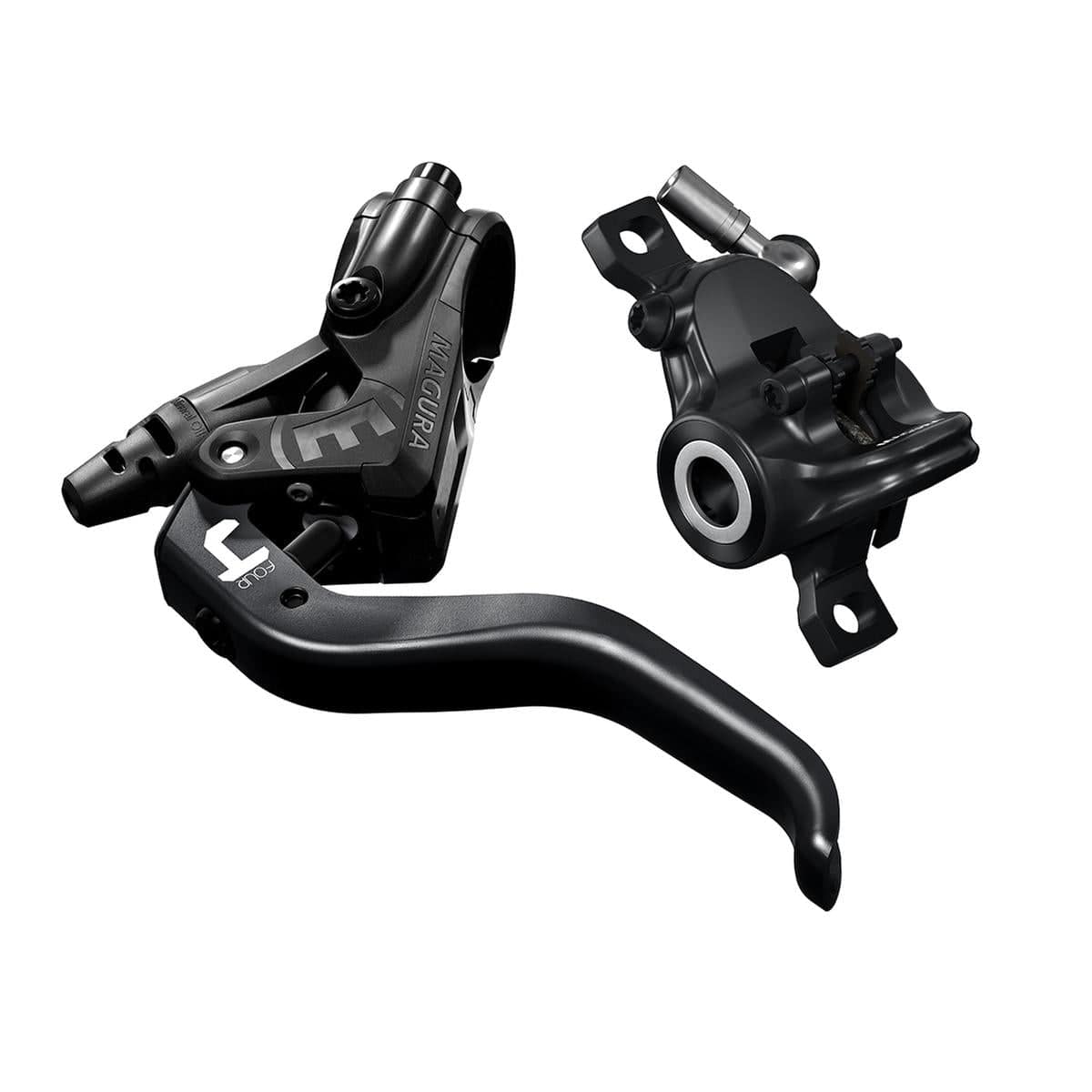 Magura Brake Sets MT4, 2-finger aluminum light-weight-lever blade