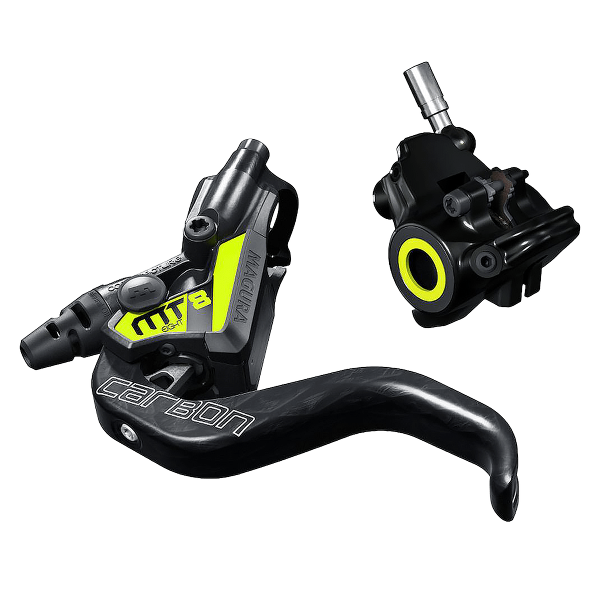 Magura Brake Sets MT8 SL FM, 1-finger HC-Carbon lever blade