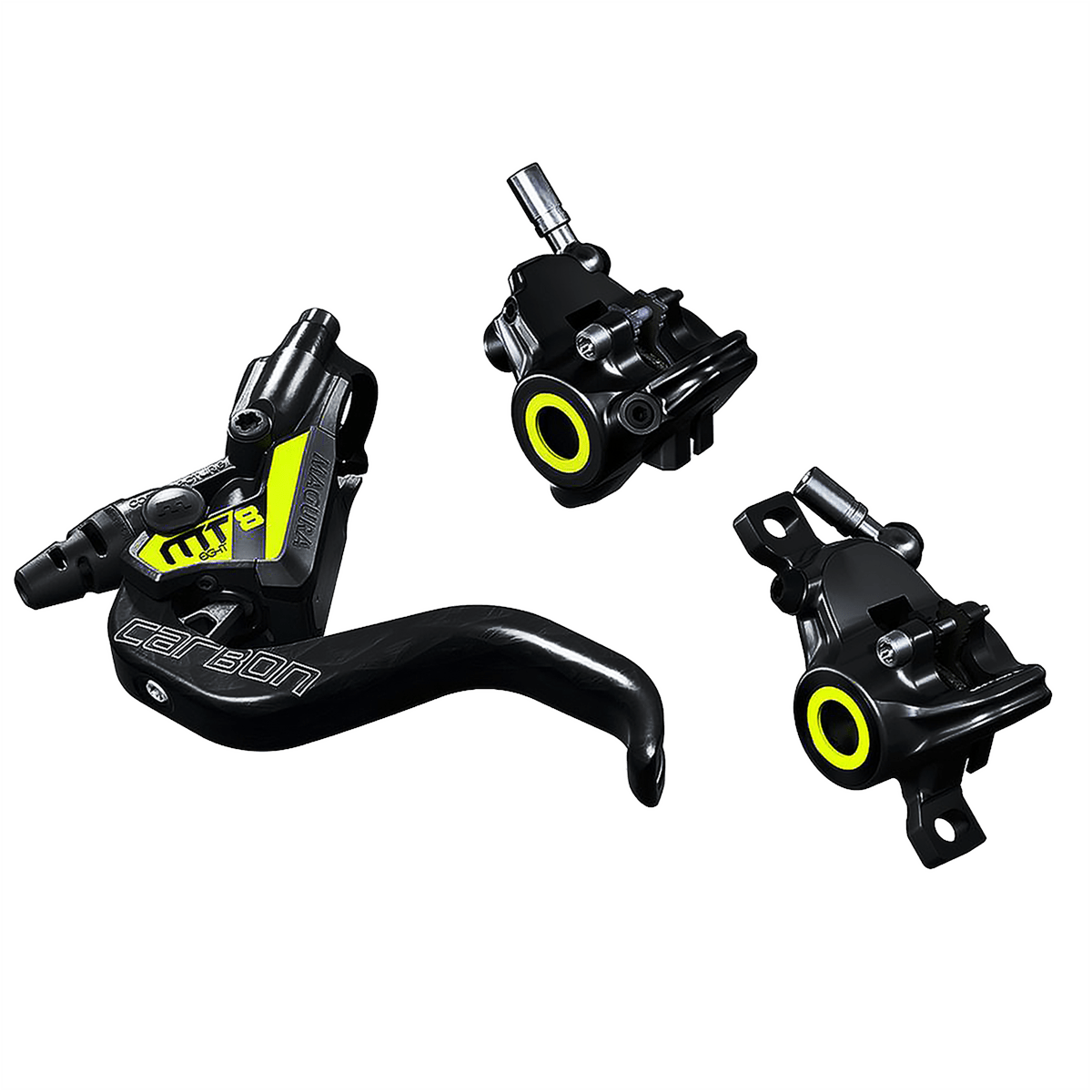 Magura Brake Sets MT8 SL PM Flatmount Set, 1-finger HC-Carbolay lever blade