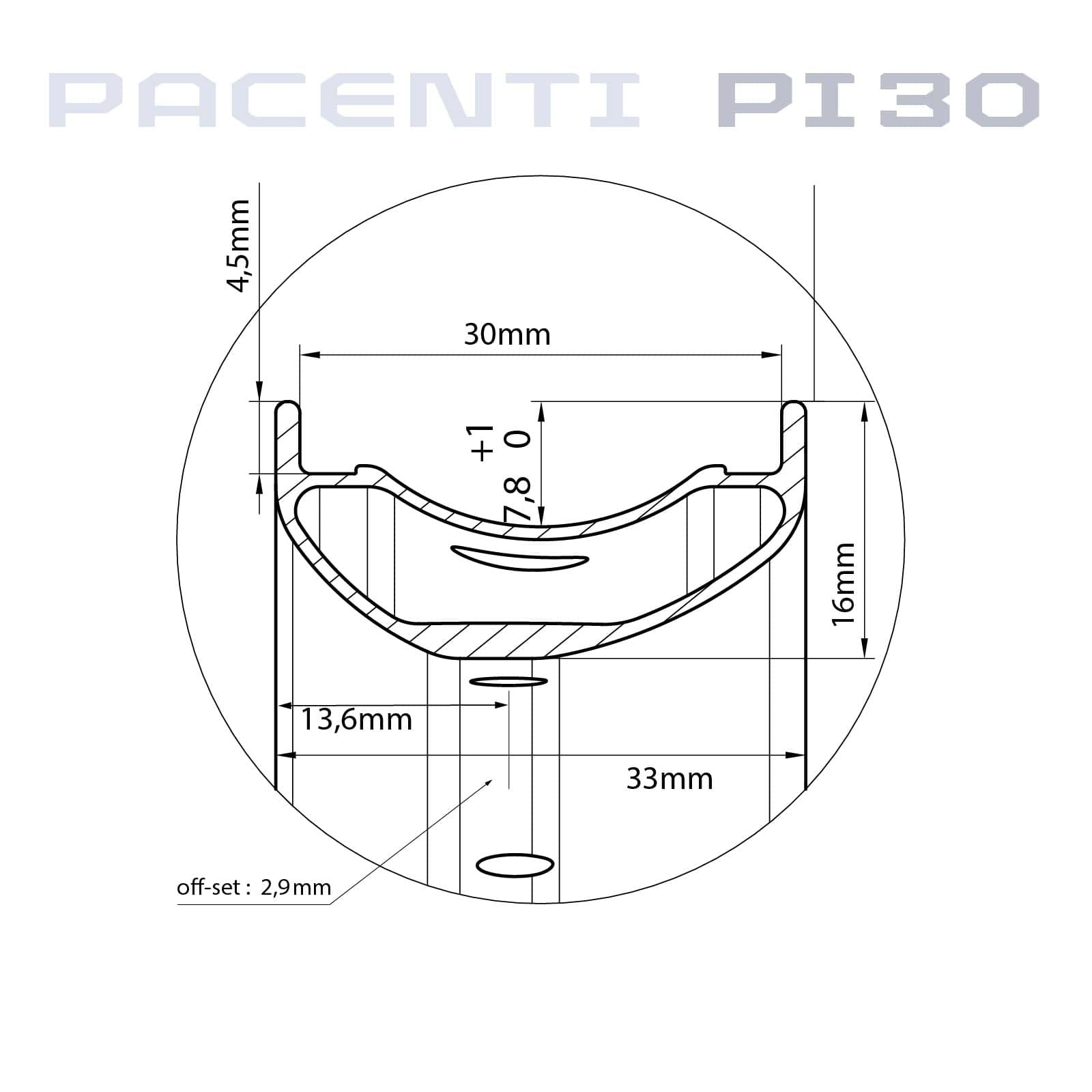 Pacenti Wheelset PI30-END Wheelset 27.5" 142mm