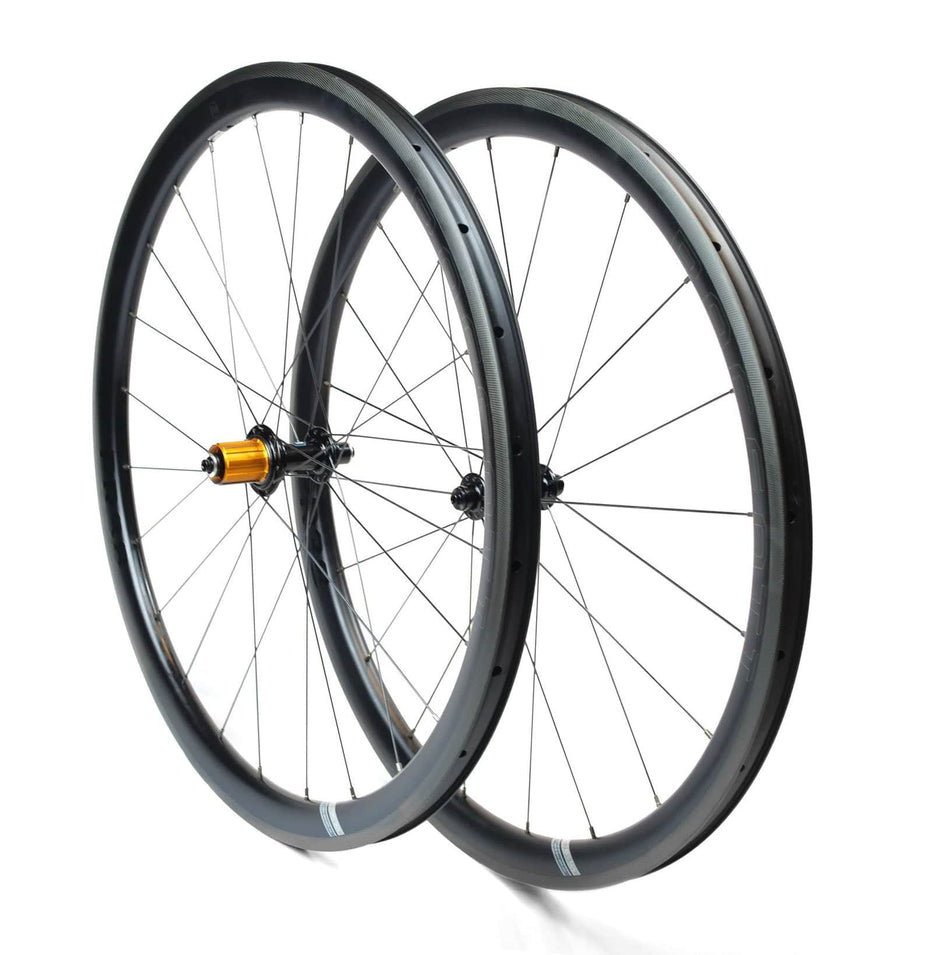 Pacenti Wheelset PR38 Carbon Rim Brake wheelset 700c inc tyres