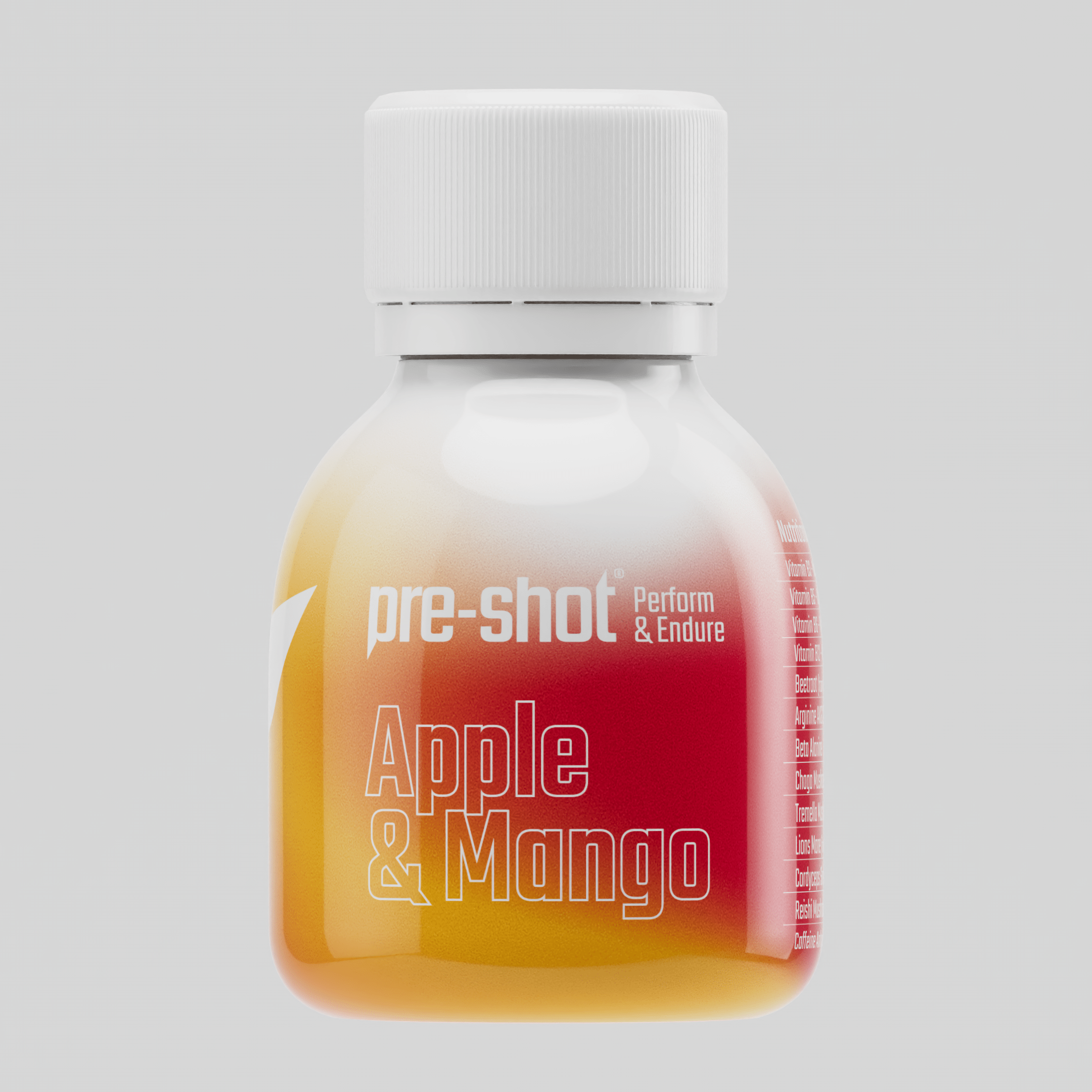 Pre-shot Pre workout 6 x 60ml Pre-Workout Shot - Apple & Mango (6 x 60ml)