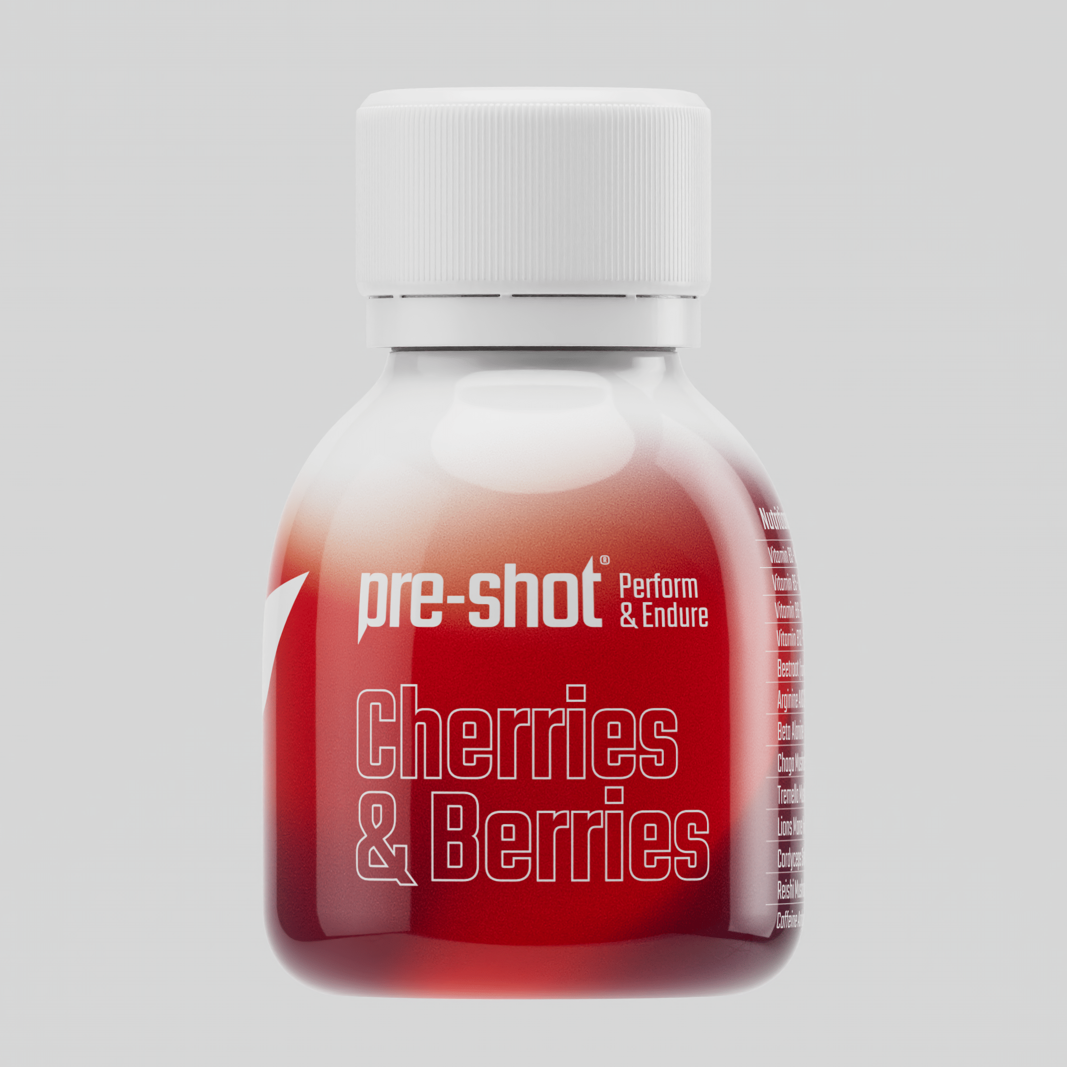 Pre-shot Pre workout 6 x 60ml Pre-Workout Shot - Cherries & Berries (6 x 60ml)