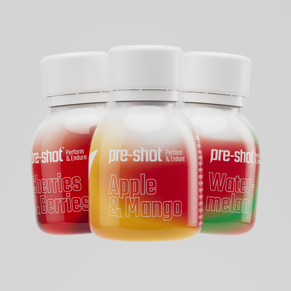 Pre-shot Pre workout 6 x 60ml Pre-Workout Shot - Fruit Variety Pack (6 x 60ml)