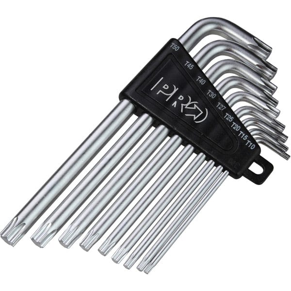 Pro Tools Pro Torx Key Set, T10/T15/T20/T25/T30/T40/T45/T50