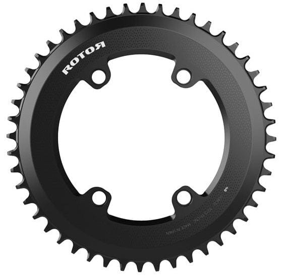 Rotor Chainrings 1x Aero ROUND RING BCD110x4 52T BLACK