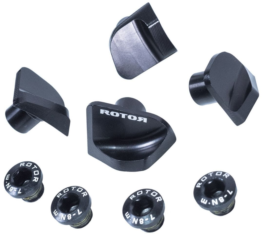 Rotor Chainring Bolts DURA ACE 9100 SHIMANO COVER BOLT SET 110X4 BLACK