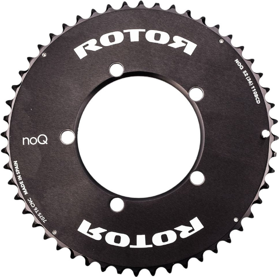 Rotor Chainrings NoQ Aero round ring - 110 BCD - single ring