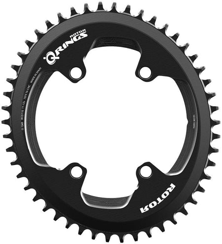 Rotor Chainrings Q RINGS 1X BCD110X4 UNIVERSAL TOOTH BLACK