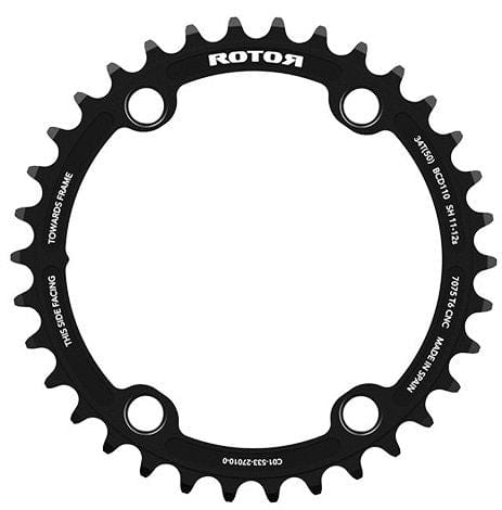 Rotor Chainrings ROTOR ROUND RING BCD110X4 12-11S INNER