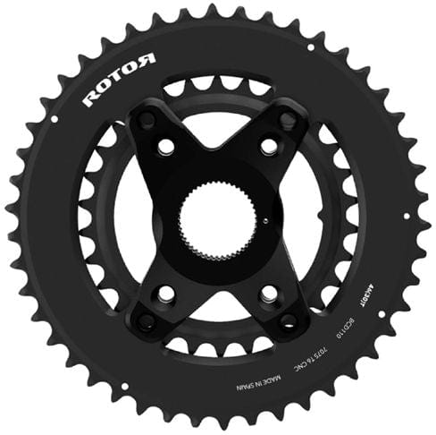 Rotor Chainrings ROTOR ROUND RING GRX BCD80X4 30T(46) INNER BLACK