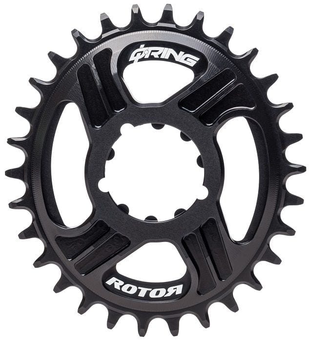 Rotor Chainrings SRAM GXP Rotor Q ring DMount 30t QX1 Black