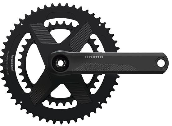 Rotor Chainset VEGAST 2X (Double ring) Direct Mount One Piece Crankset