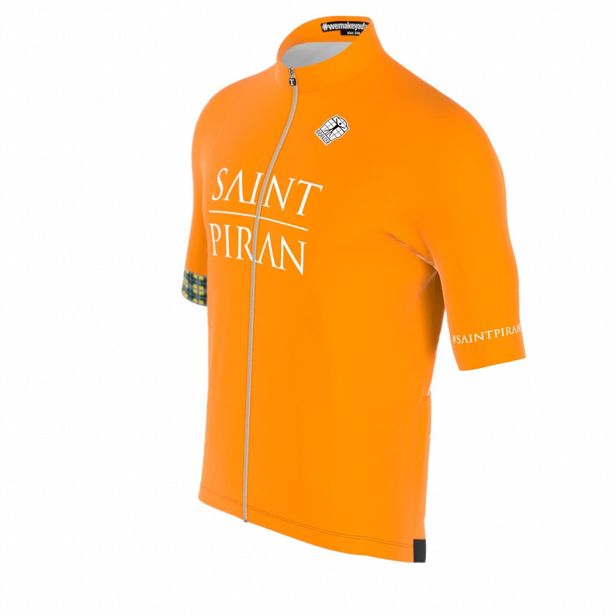 Saint Piran Service Course Icon Short Sleeve Jersey Orange Short Sleeve Jersey - Icon