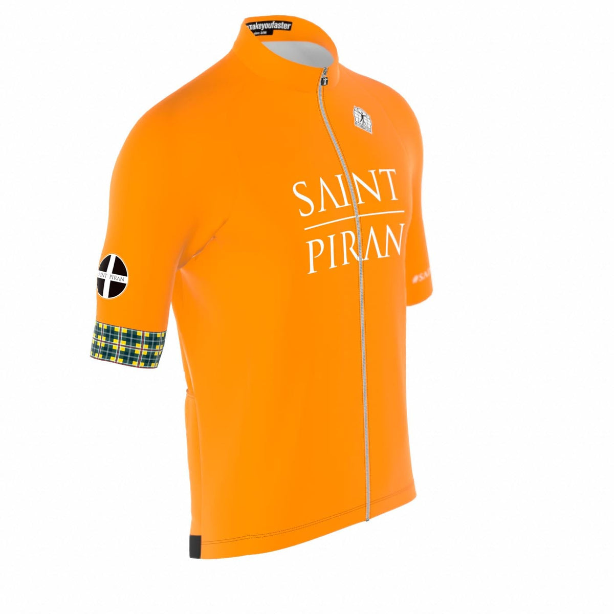 Saint Piran Service Course Icon Short Sleeve Jersey Orange Short Sleeve Jersey - Icon