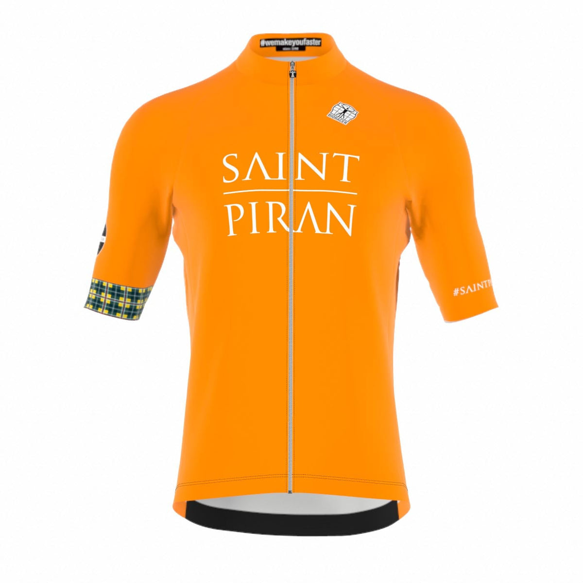 Saint Piran Service Course Icon Short Sleeve Jersey Orange Short Sleeve Jersey - Icon