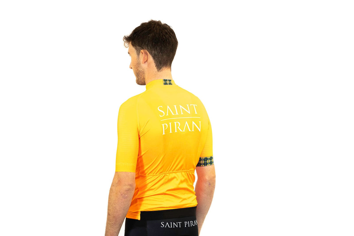 Saint Piran Service Course Icon Short Sleeve Jersey Orange Short Sleeve Jersey - Icon