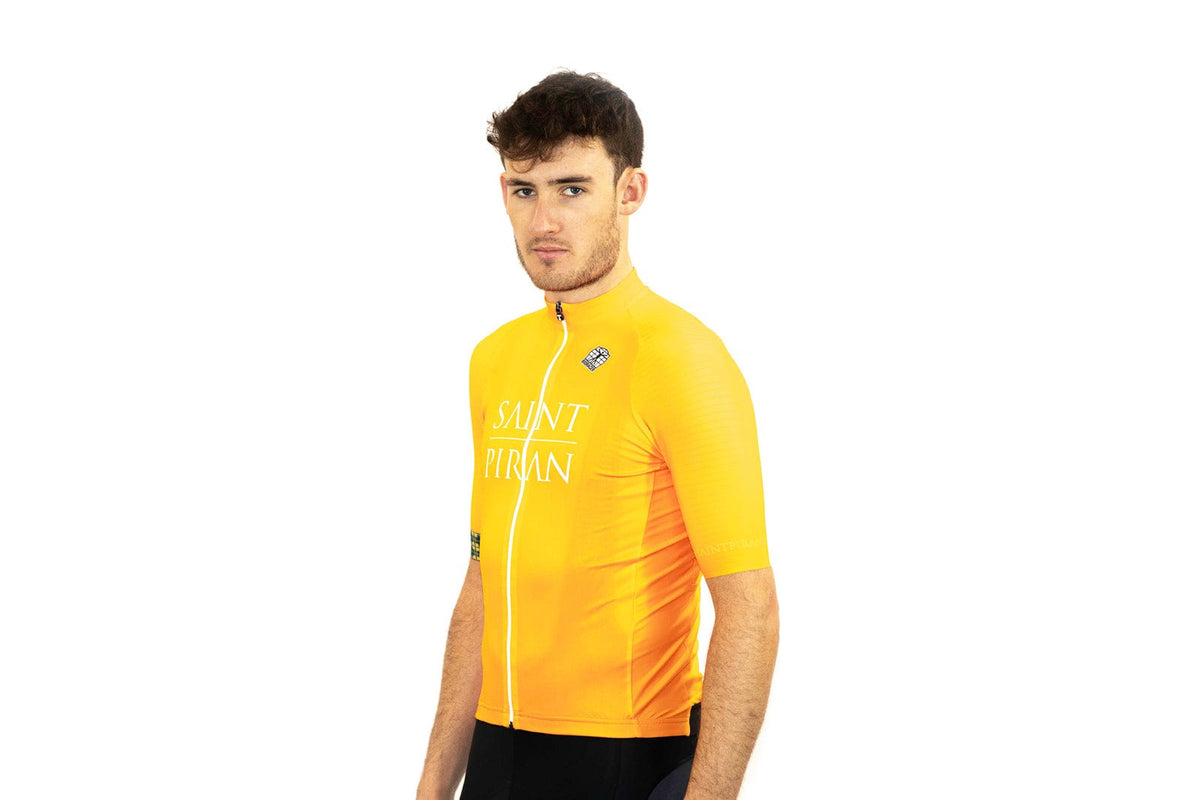 Saint Piran Service Course Icon Short Sleeve Jersey Orange Short Sleeve Jersey - Icon