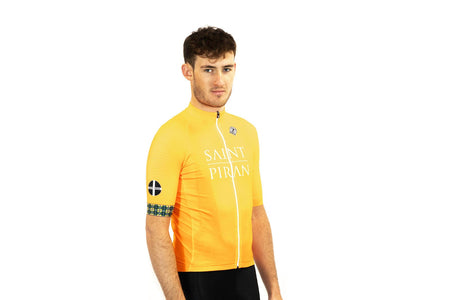 Saint Piran Service Course Icon Short Sleeve Jersey Orange Short Sleeve Jersey - Icon