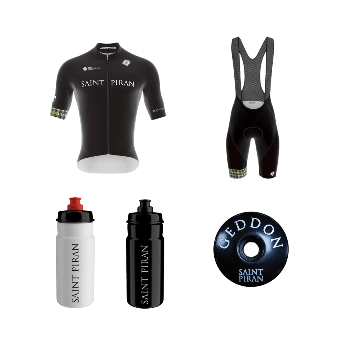 Saint Piran Service Course Fan Pack Saint Piran Cyclist Pack 2- Geddon Top Cap