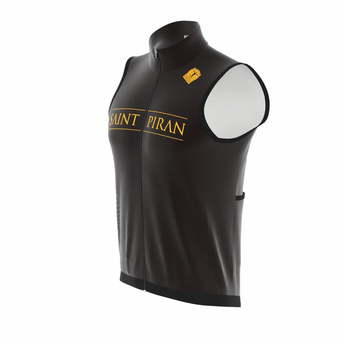 Saint Piran Service Course Epic Gilet Saint Piran Gold Epic Gilet High Collar